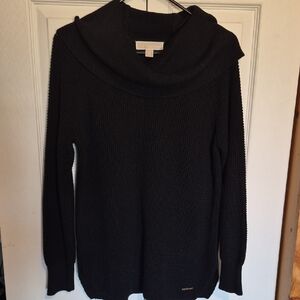 MICHAEL Michael Kors Black Cowl Neck Sweater